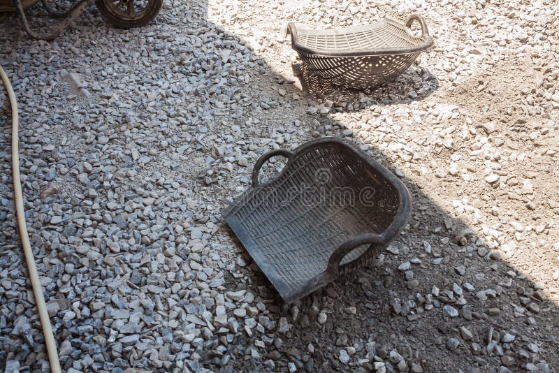 Sous matériel global en pierre écrasé de catégorie images libres de droits