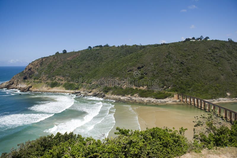 South African bay stock image