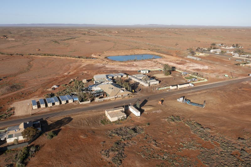 South Australian town of Lyndhurst. royalty free stock photography.