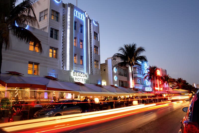 South Beach Miami Hotels royalty free stock image South Beach Miami Hotels royalty free stock image