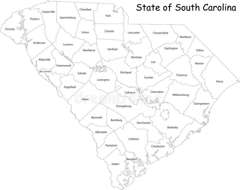 South Carolina vector illustration