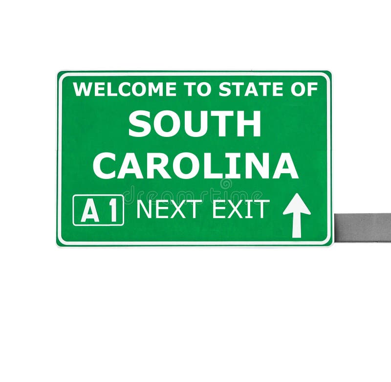 To South Carolina Sign Stock Image Image of road, southern