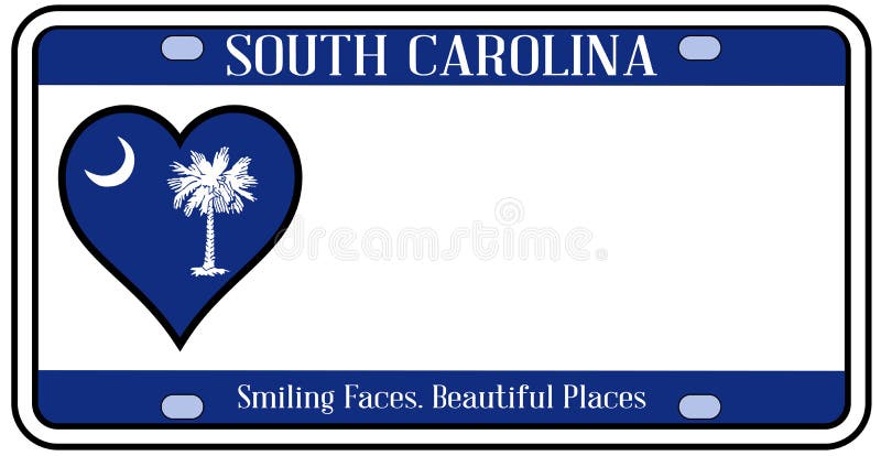 Carolina License Plate Stock Illustrations 17 Carolina License Plate