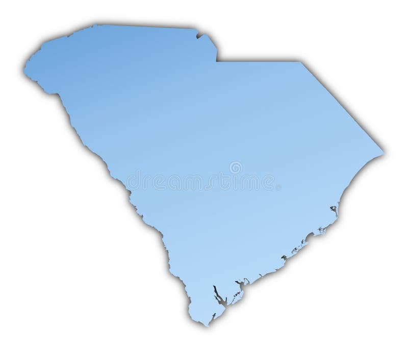 South Carolina Map Outline Stock Illustrations 1169 South Carolina