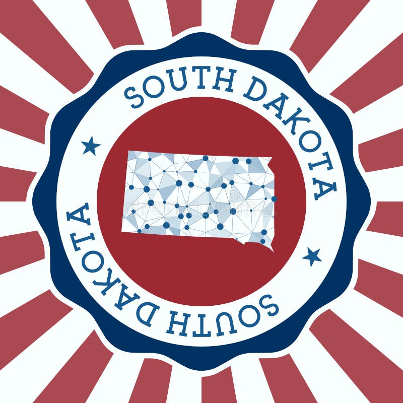 South Dakota Badge. stock vector. Illustration of northern 219221963