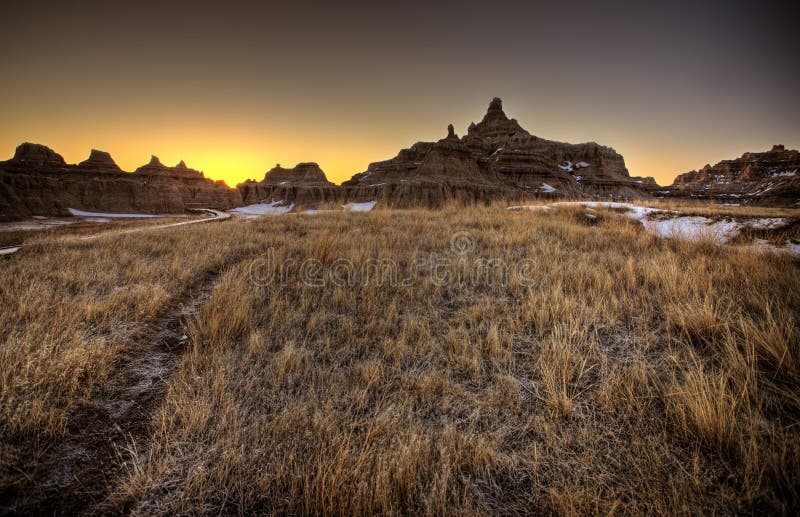 South Dakota Badlands royalty free stock photos
