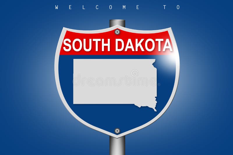 South Dakota Road Sign Stock Illustrations 342 South Dakota Road Sign