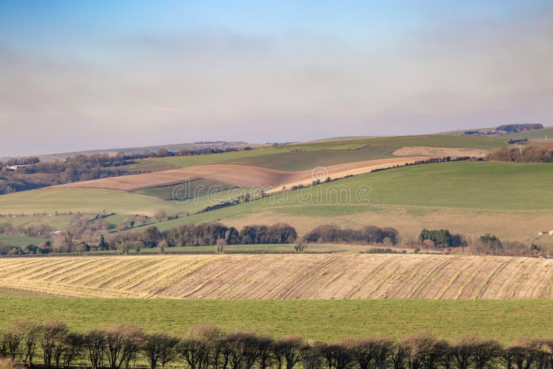 Rural Sussex Landscape stock photo. Image of geography 137406704