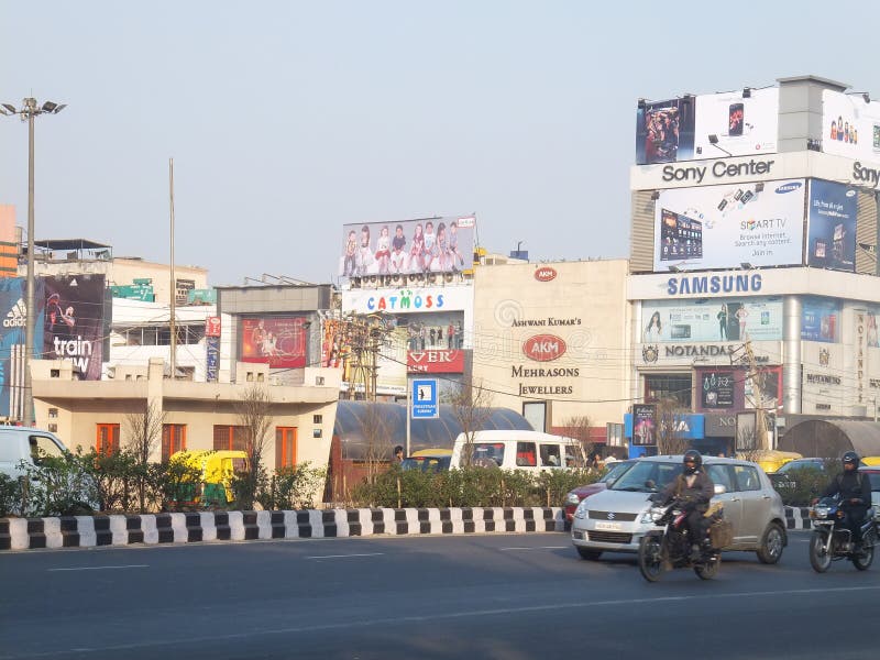 South Extension Market in Delhi Editorial Stock Image - Image of hindu