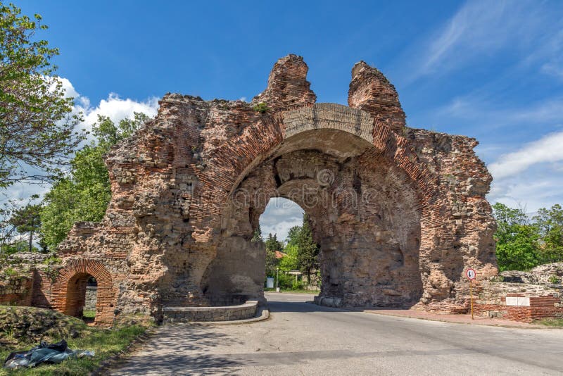 The South gate - The Camels of ancient roman fortifications in Diocletianopolis, town of Hisarya, Bulgaria