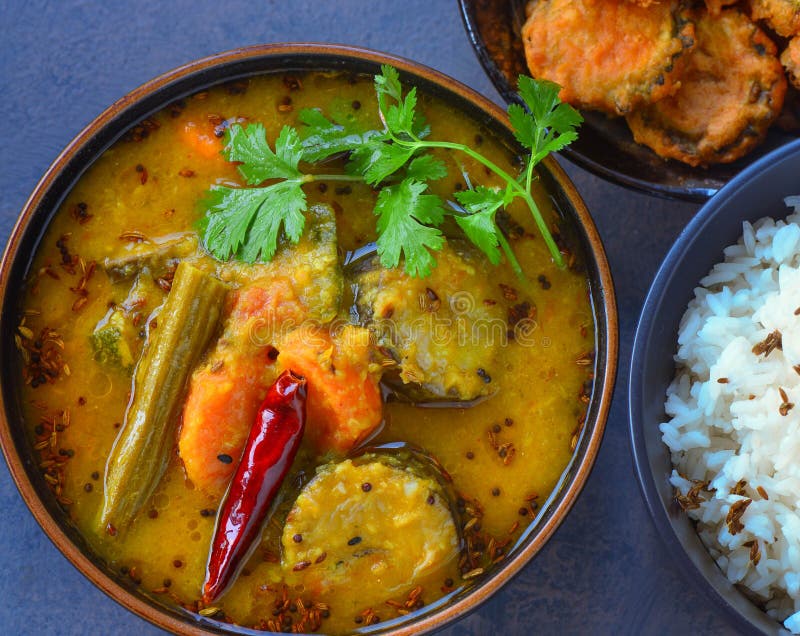 South Indian Lunch - Vegan and Gluten-free Stock Photo - Image of mains