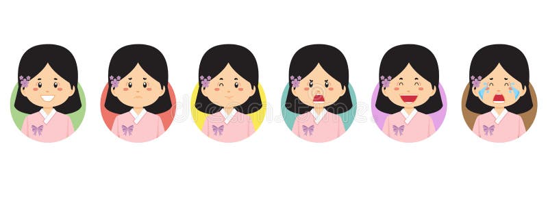 South Korea Avatar with Various Expression for your Project and Others