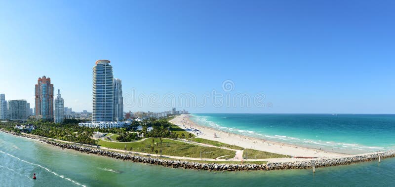 South Miami Beach royalty free stock photos