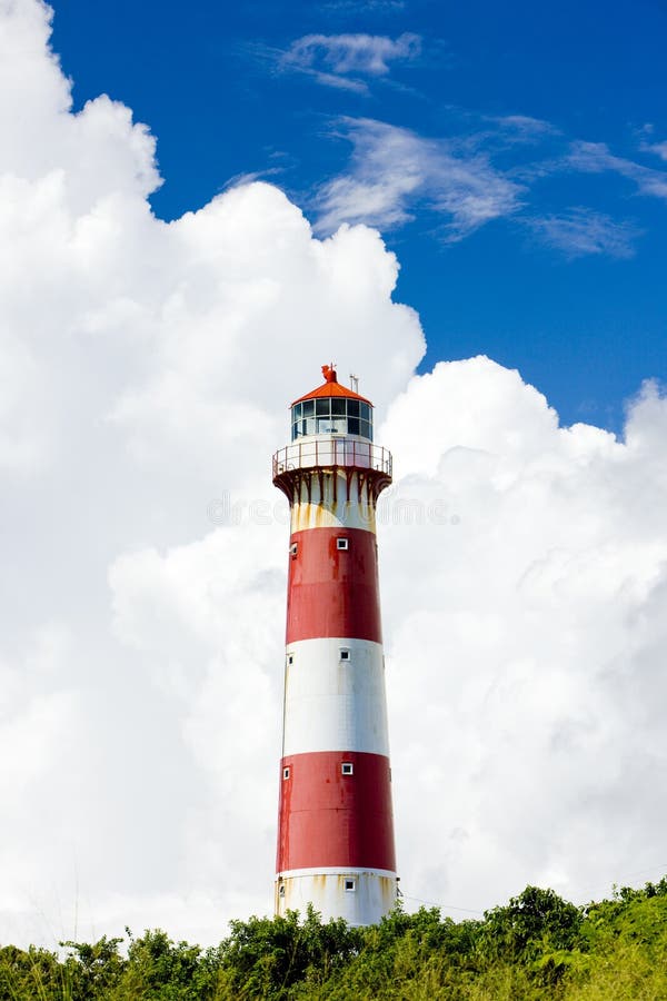 South Point Lighthouse, Barbados Stock Photo Image of cloud, south