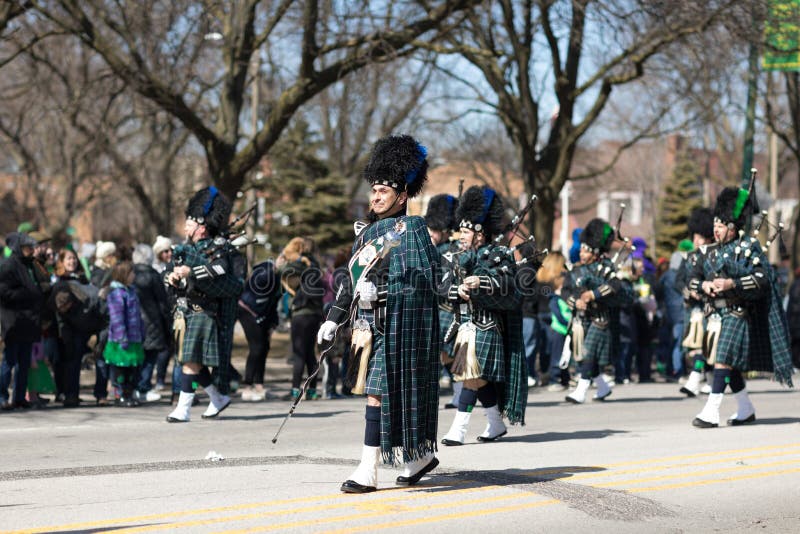South Side Irish Parade 2018 Editorial Stock Image Image of marching