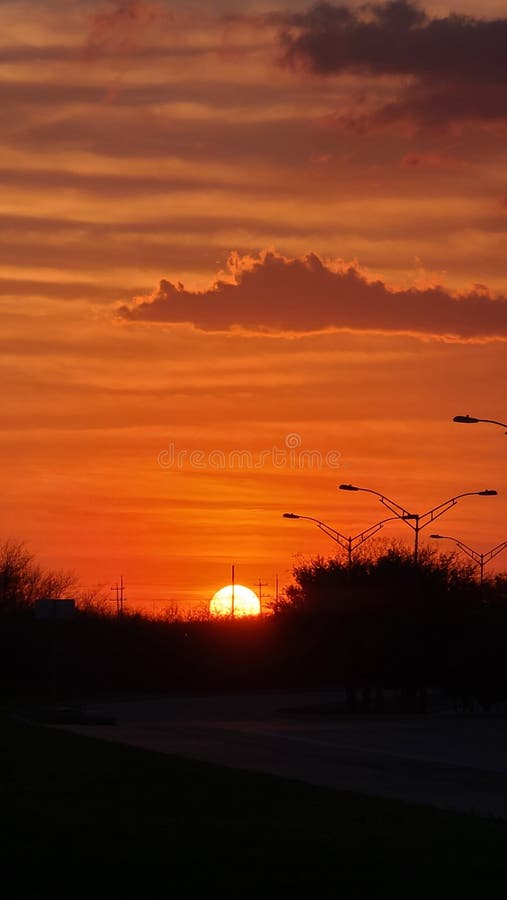 South Texas sunset stock image. Image of text, south 232949961