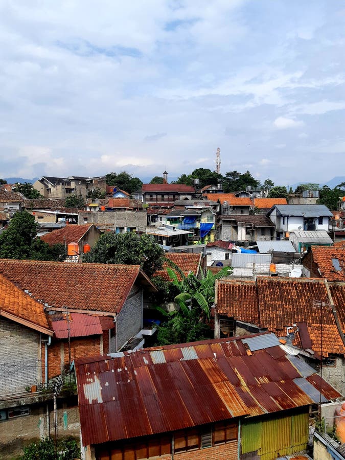 Southeast Asia Suburban Settlement Rooftop Stock Photos - Free ...