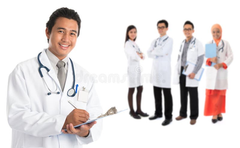 Southeast Asian doctors stock photography