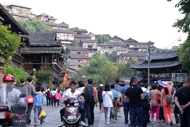 Southeast Guizhou Xijiang Miao Village stock photos Southeast Guizhou Xijiang Miao Village stock photos