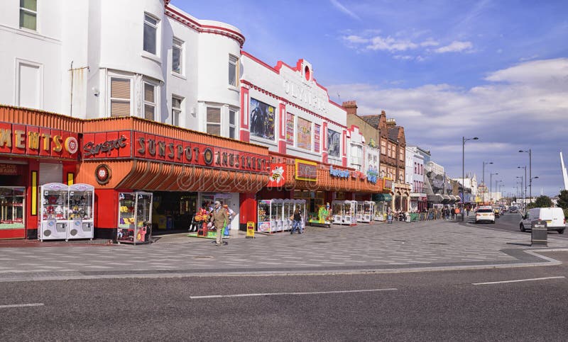 15/04/2016 - Southend na Dennych dennego przodu arkadach zdjęcie royalty free 15/04/2016 - Southend na Dennych dennego przodu arkadach zdjęcie royalty free