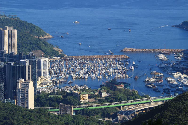 Southern District of Hong Kong Stock Image Image of evening, hong