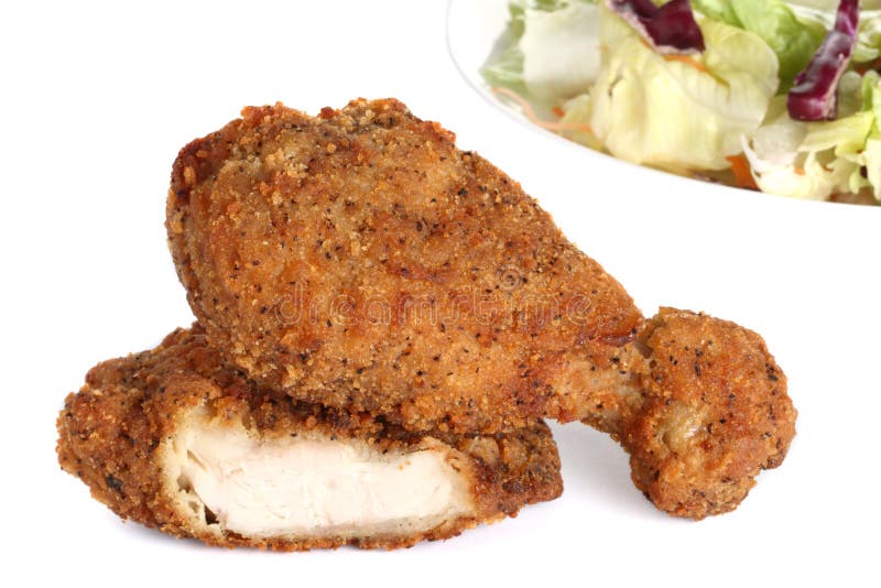 Southern fried chicken, crispy golden