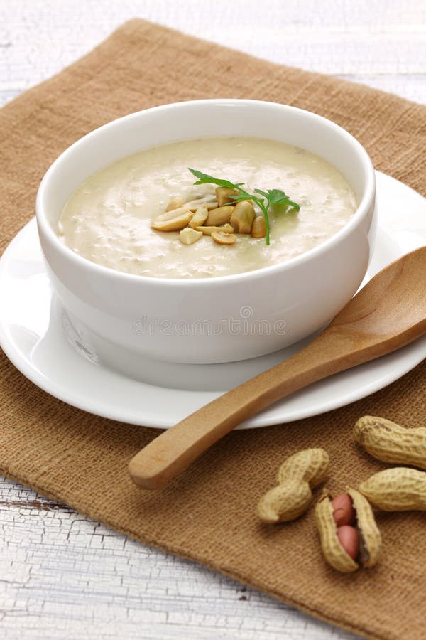 Southern peanut soup royalty free stock photography Southern peanut soup royalty free stock photography