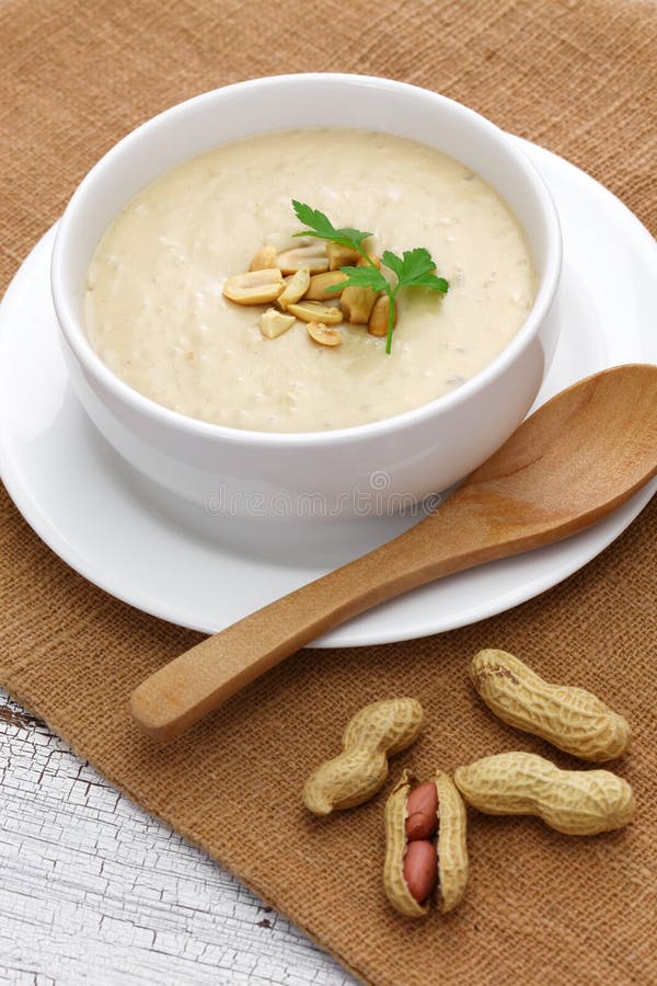 Southern peanut soup stock photos Southern peanut soup stock photos