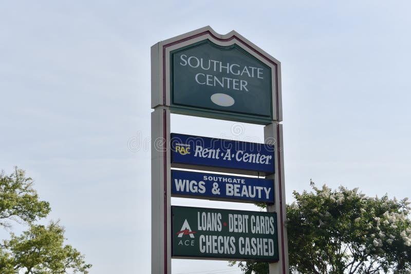 Sign Shopping Center Mega Against The Blue Sky Editorial Photo - Image of payment, retail: 51678966