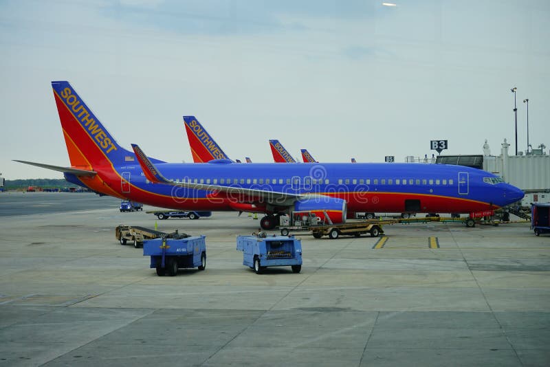 Southwest Airlines at Baltimore International Airport.