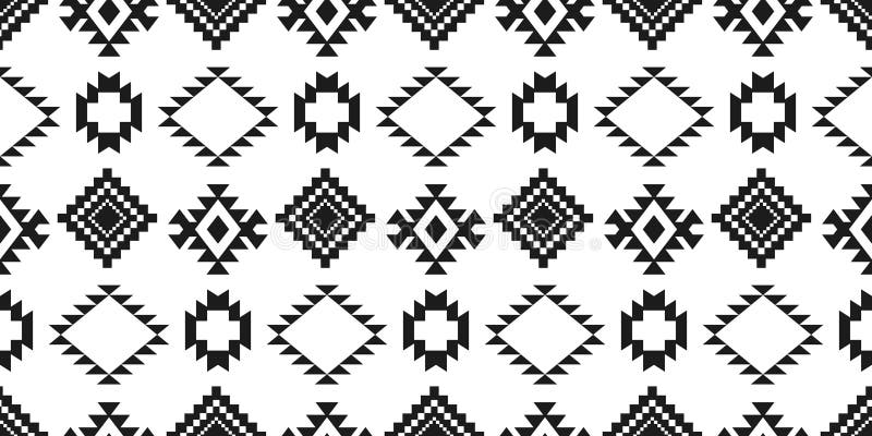 Southwest Pattern Black White Stock Illustrations – 160 Southwest ...