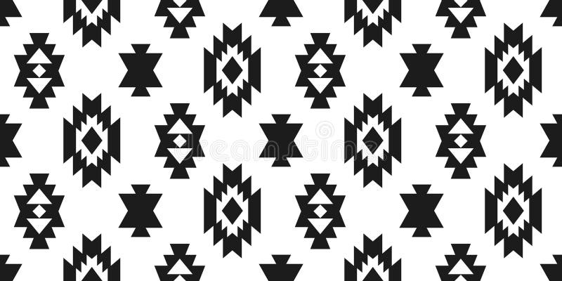 Navajo Print, Aztec Pattern, Tribal Design, Native American Stock ...