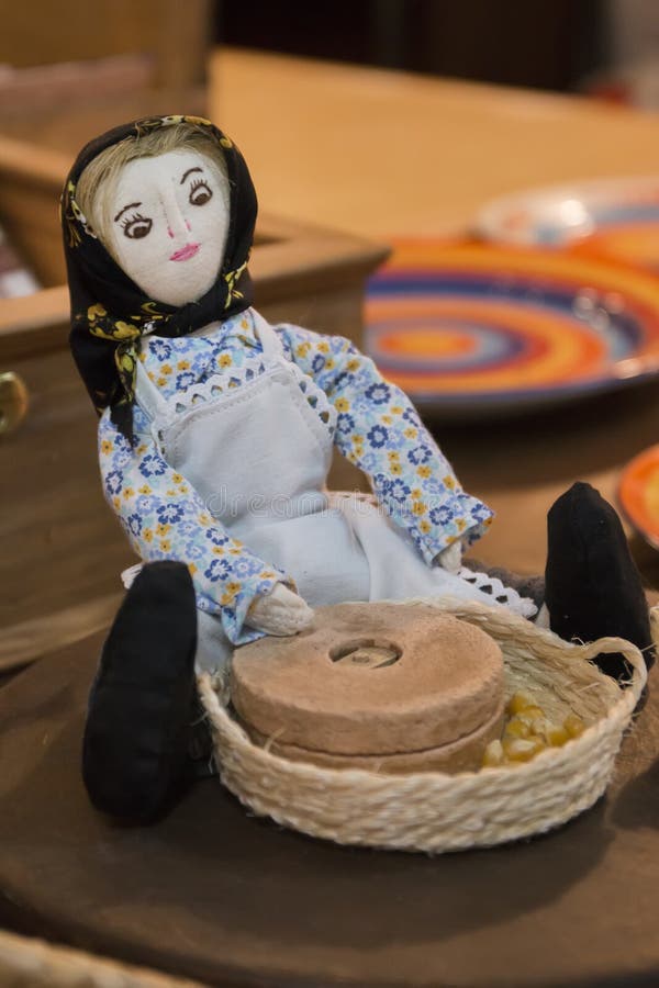 Souvenir doll of a Portuguese character