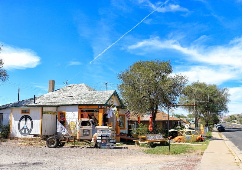 Souvenir shop for route 66 stock photography Souvenir shop for route 66 stock photography