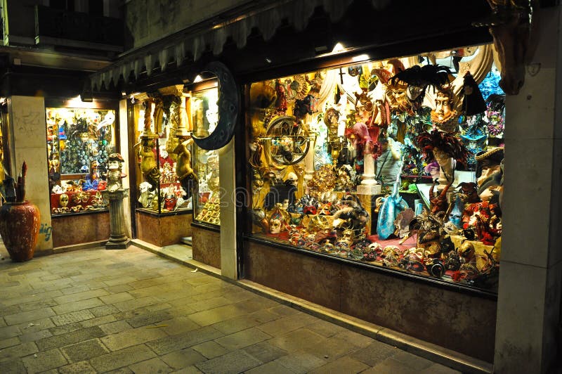 Souvenir Shop in Venice, Italy Stock Photo Image of venice, scenic
