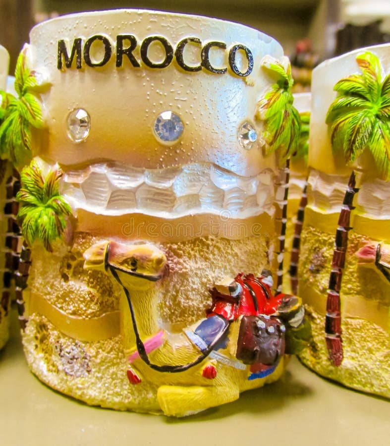 Chiffres De Chameau De Souvenir Au Maroc Photo stock Image du