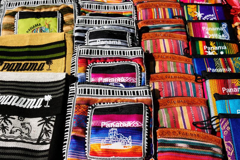 Souvenirs from Panama stock image. Image of america, street 58564963