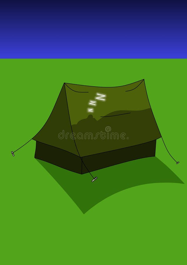 sovande tent stock illustrationer sovande tent stock illustrationer