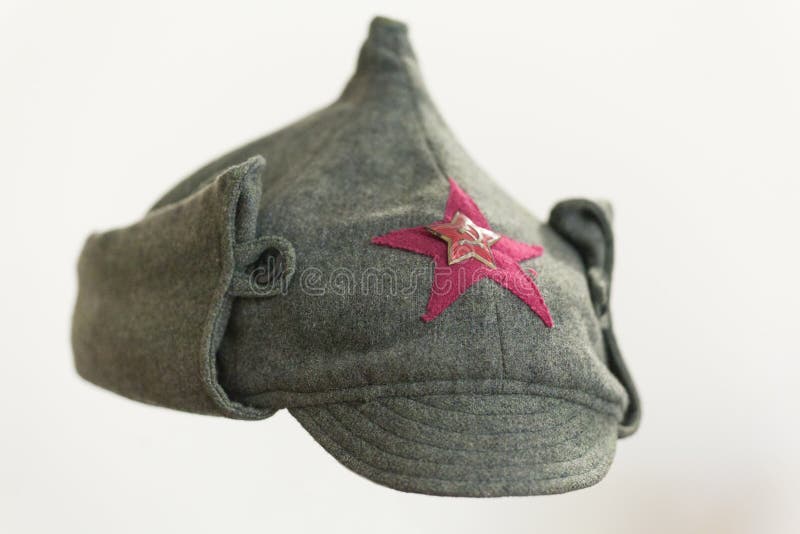 Soviet Army Cap Budenovka Isolated on White Background. Cloth Stock Photo - Image of stalin, 1917: 169852576