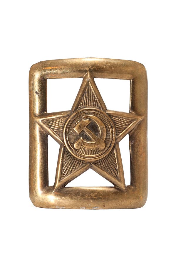 soviet belt buckle