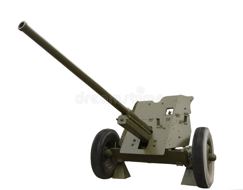 The Soviet 45-mm anti-tank cannon of World War II