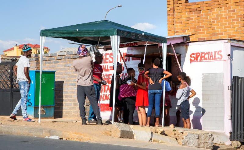 Soweto Imbiss lizenzfreies stockbild