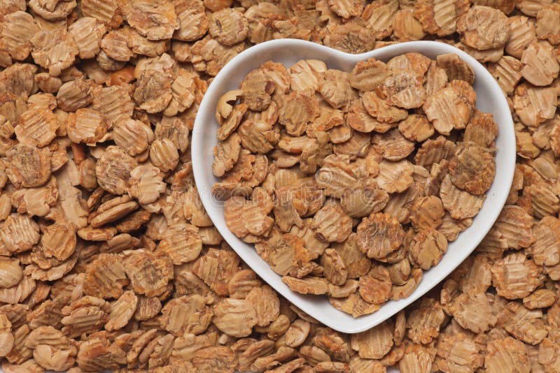 Soy flakes muesli stock image. Image of soya, flakes 36024271