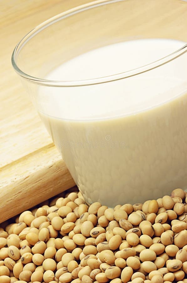 Soy milk with beans stock photo. Image of natural, fresh 41256646