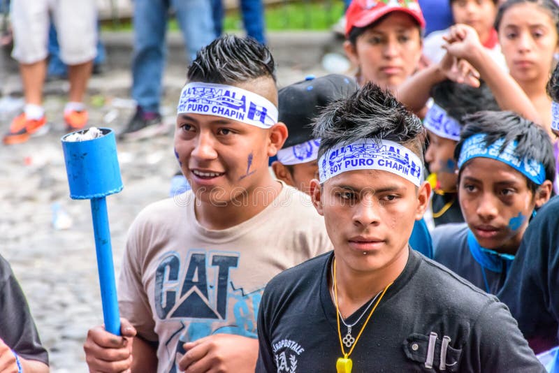 Soy puro Chapin, Independence Day, Antigua, Guatemala.