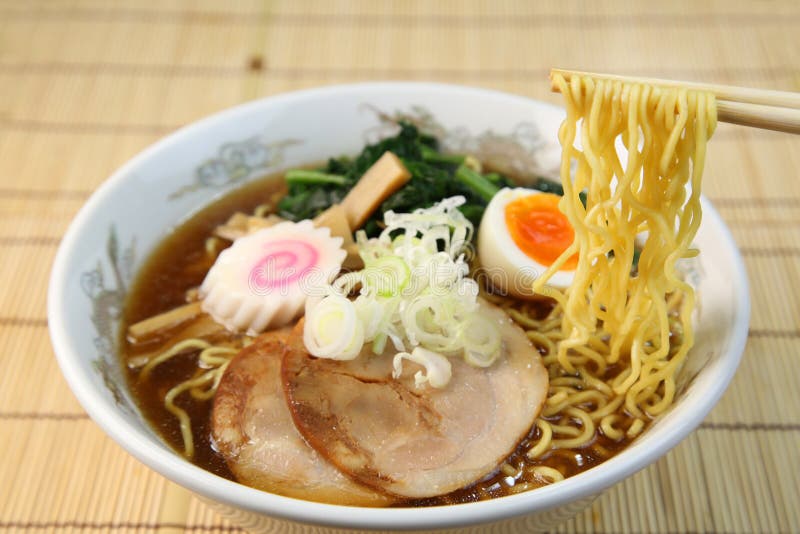 Soy sauce ramen stock photo. Image of lunch, close, japan 20833658