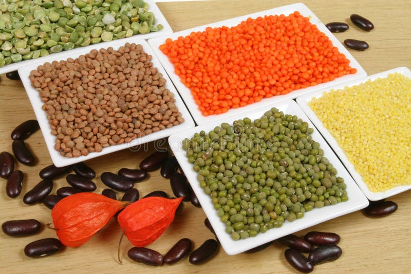 Soya and mung beans stock image. Image of colors, mung 7136863