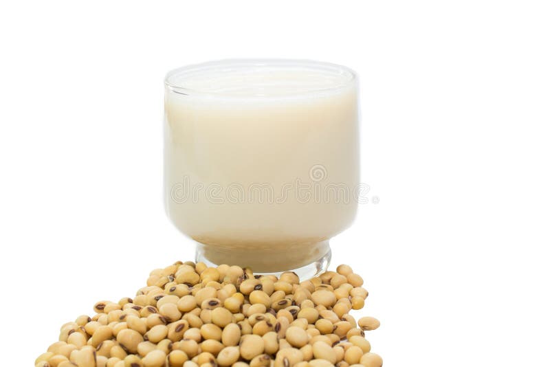 Soybeans and soy milk stock photo. Image of organic, nutritious 36201068