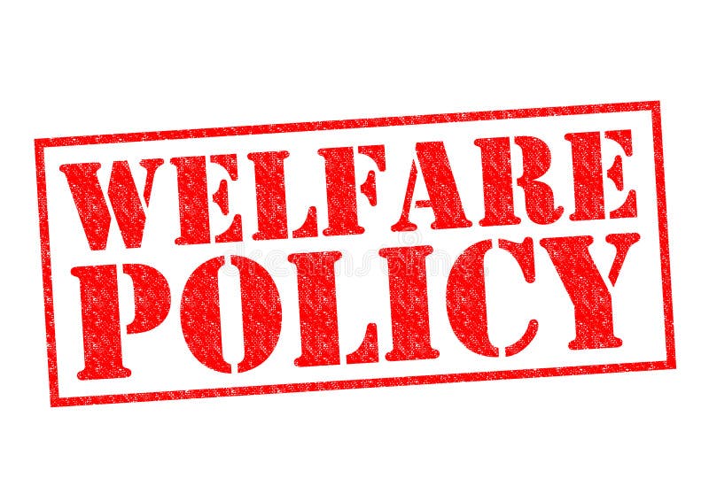 WELFARE POLICY red Rubber Stamp over a white background. WELFARE POLICY red Rubber Stamp over a white background.