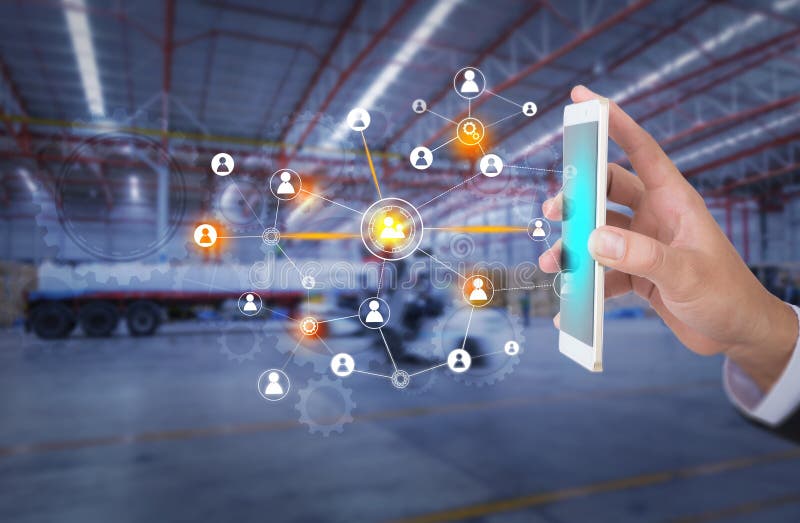Sozialverbindung und Vernetzung für Verteilung von Waren lizenzfreie stockfotos Sozialverbindung und Vernetzung für Verteilung von Waren lizenzfreie stockfotos